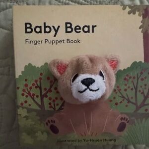 Little Bear Finger Board Book Finger puppet